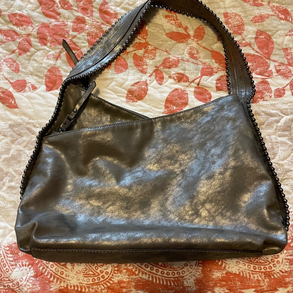 INC brand pewter studded purse